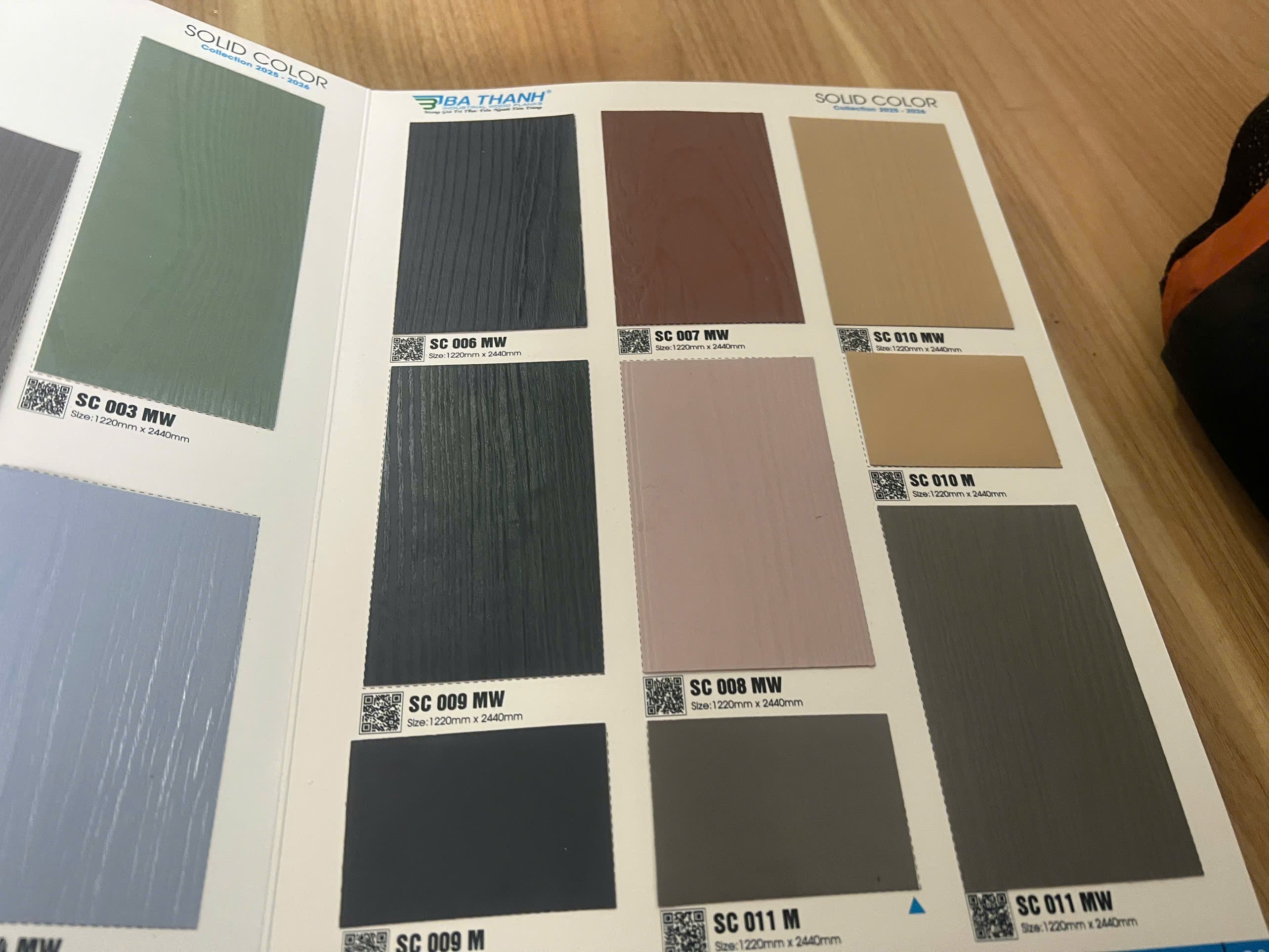 Material Sample Catalogue